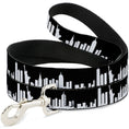 Load image into Gallery viewer, Dog Leash - New York Solid Skyline Black/White
