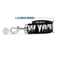 Load image into Gallery viewer, Dog Leash - NEW YORK Bold/Skyline Silhouette Black/White/Black
