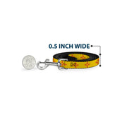Dog Leash - New Mexico Flag Yellow/Red