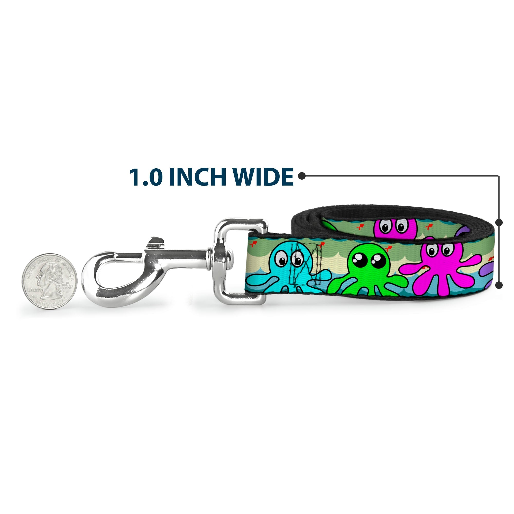 Dog Leash - Octopus Cartoon