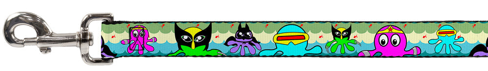 Dog Leash - Octopus Superhero Cartoon