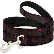 Dog Leash - Owls in Trees Purple