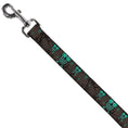Load image into Gallery viewer, Dog Leash - Owls in Trees Turquoise
