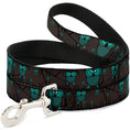 Load image into Gallery viewer, Dog Leash - Owls in Trees Turquoise
