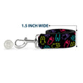 Load image into Gallery viewer, Dog Leash - Owl Sketch Black/Multi Color
