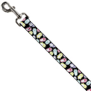 Dog Leash - Owl Sketch Black/White/Multi Color