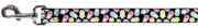 Dog Leash - Owl Sketch Black/White/Multi Color