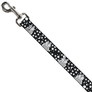 Dog Leash - Owls Black/White3