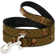 Dog Leash - Owls Expressions Multi Color