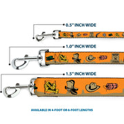 Dog Leash - Old Western Multi Color