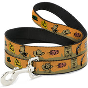 Dog Leash - Old Western Multi Color