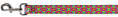 Load image into Gallery viewer, Dog Leash - Ogee Lime/Blue/Fuchsia/Orange
