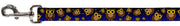 Dog Leash - Owls Scattered Black/Blue-Fade/Yellow