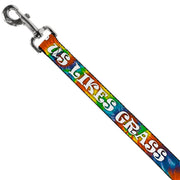 Buckle-Down Dog Leash - ONE OF US LIKES GRASS/Tie Dye Multi Color/White