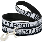 Dog Leash - Oregon MT. HOOD Scenery White/Grays