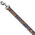 Load image into Gallery viewer, Dog Leash - ORANGE COUNTY/Wave Icon Blue/Orange
