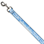 Dog Leash - ORANGE COUNTY/Pier Scene Blue/White