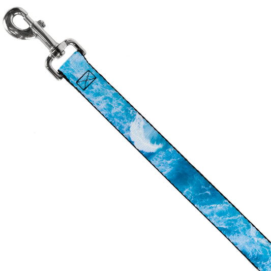 Dog Leash - Ocean Vivid White Wash
