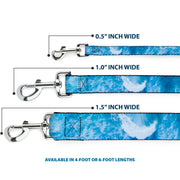 Dog Leash - Ocean Vivid White Wash