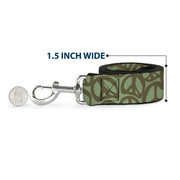 Dog Leash - Peace Sage/Olive