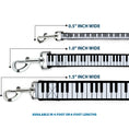 Load image into Gallery viewer, Dog Leash - Piano Keys

