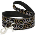 Load image into Gallery viewer, Dog Leash - Peace Black/Animal Prints
