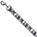 Load image into Gallery viewer, Dog Leash - Peace Dots White/Black

