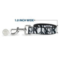 Load image into Gallery viewer, Dog Leash - Peace Dots White/Black
