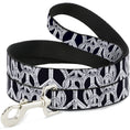 Load image into Gallery viewer, Dog Leash - Peace Sketch Black/White

