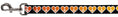 Load image into Gallery viewer, Dog Leash - Peace Hearts Repeat Fill Black/Rainbow
