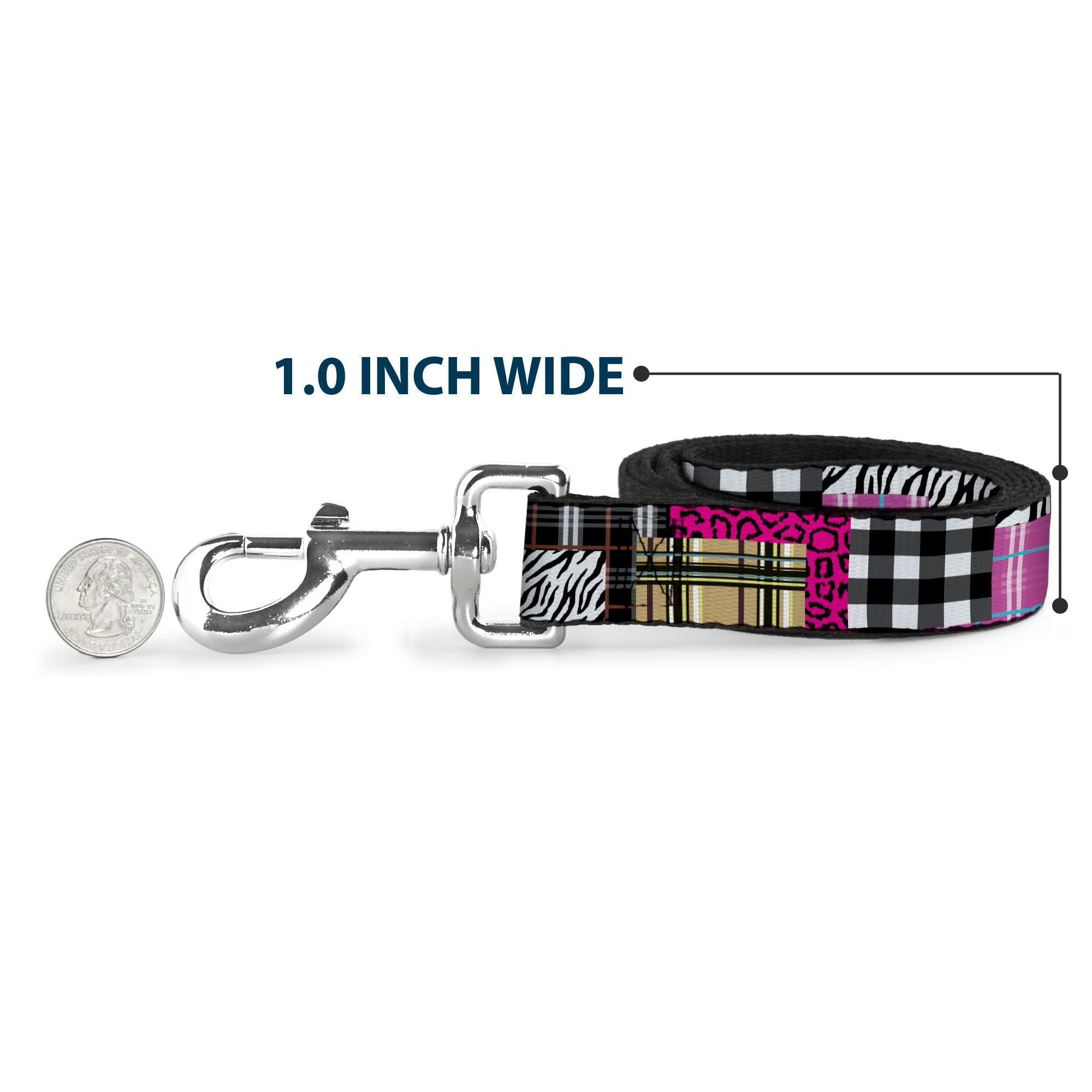 Dog Leash - Plaid & Animal Skins