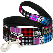 Dog Leash - Plaid & Animal Skins