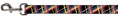 Load image into Gallery viewer, Dog Leash - Plaid Black/Yellow/Red/Blue/Orange
