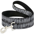 Load image into Gallery viewer, Dog Leash - Plaid Curls Gray
