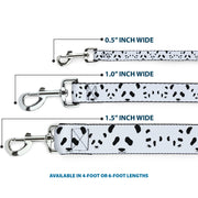 Dog Leash - Panda Bear Spots