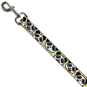 Dog Leash - Panda Bear Cartoon Bamboo