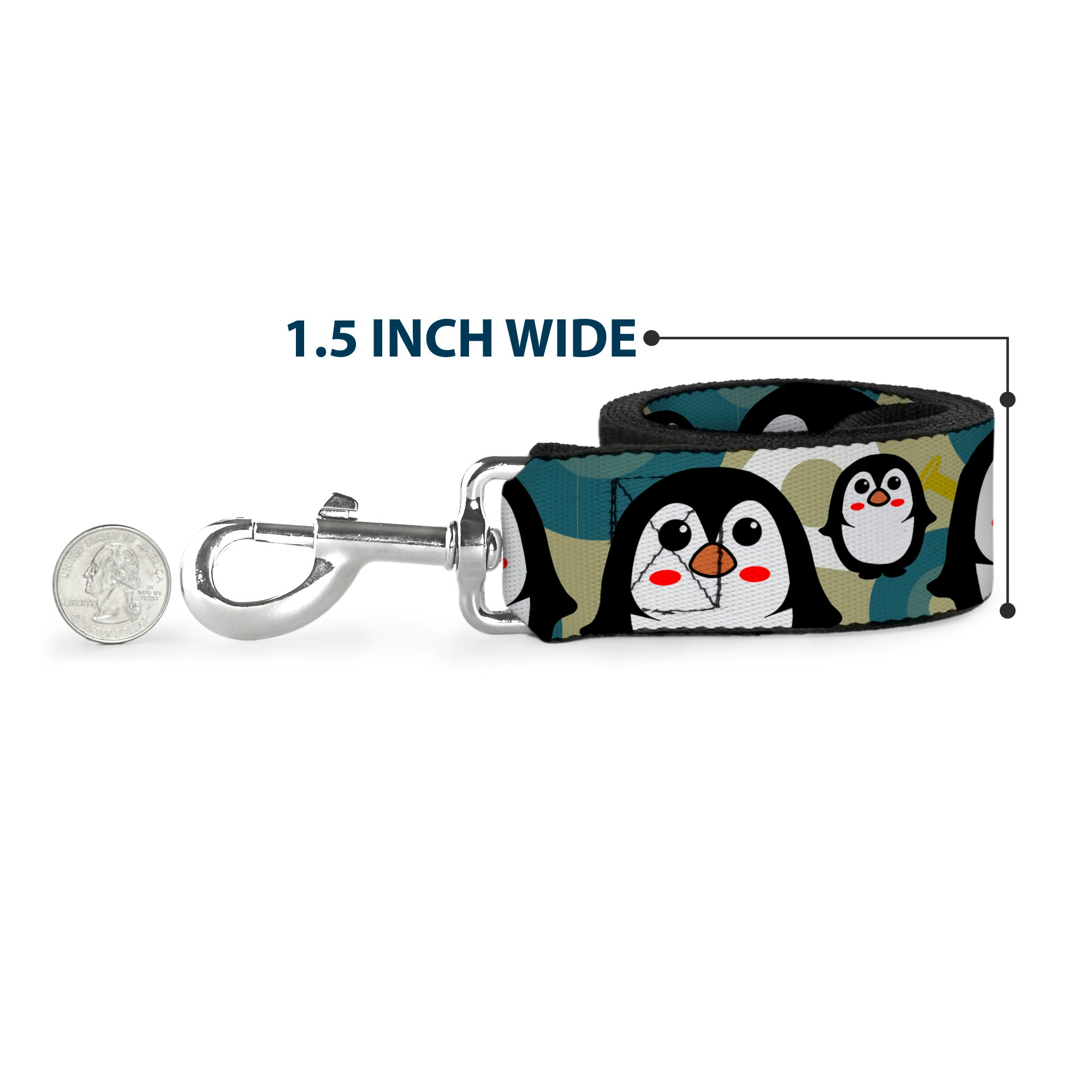 Dog Leash - Penguin Cartoon