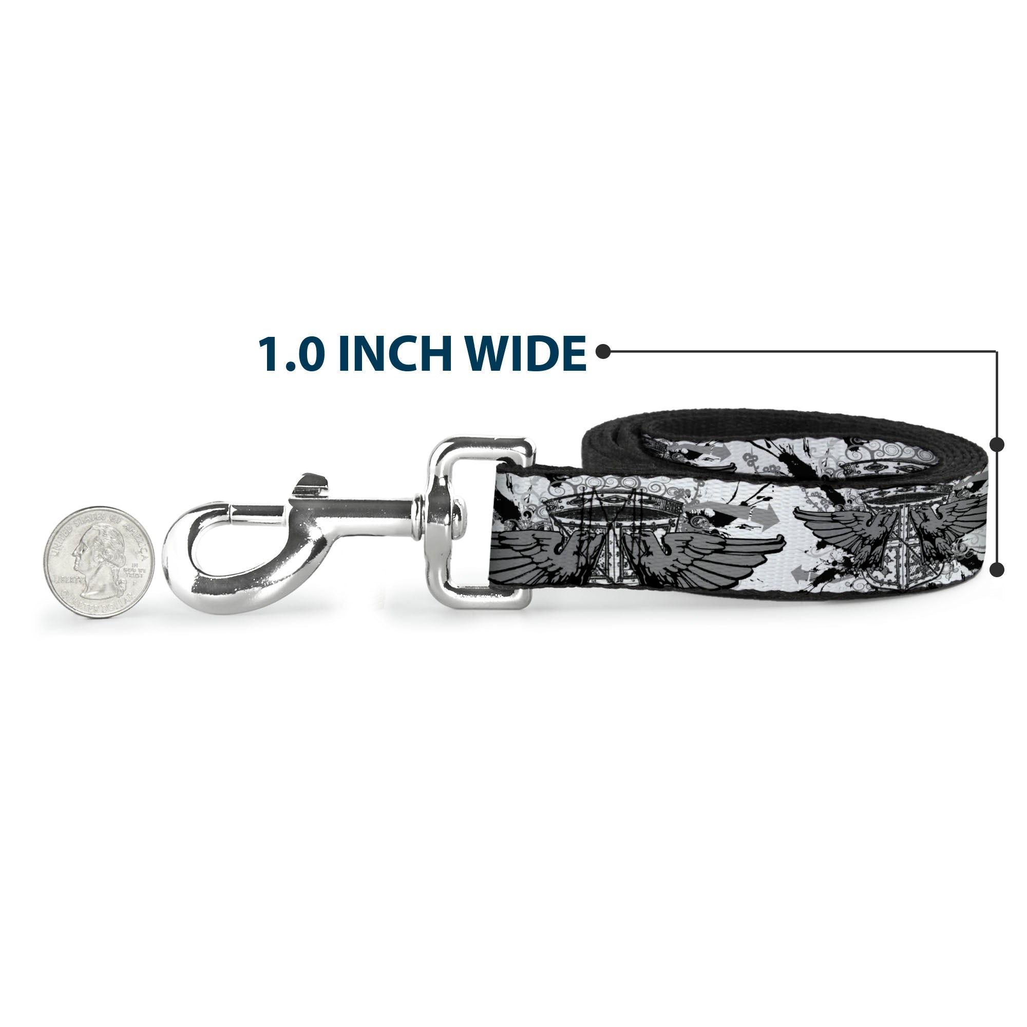Dog Leash - Phoenix Shield White