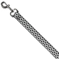 Load image into Gallery viewer, Dog Leash - Paw Print White/Black
