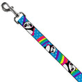 Load image into Gallery viewer, Dog Leash - Pandas & Rainbows w/Stars

