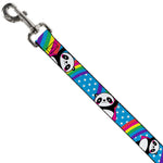 Dog Leash - Pandas & Rainbows w/Stars