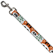 Dog Leash - Panda w/Tiger Hat