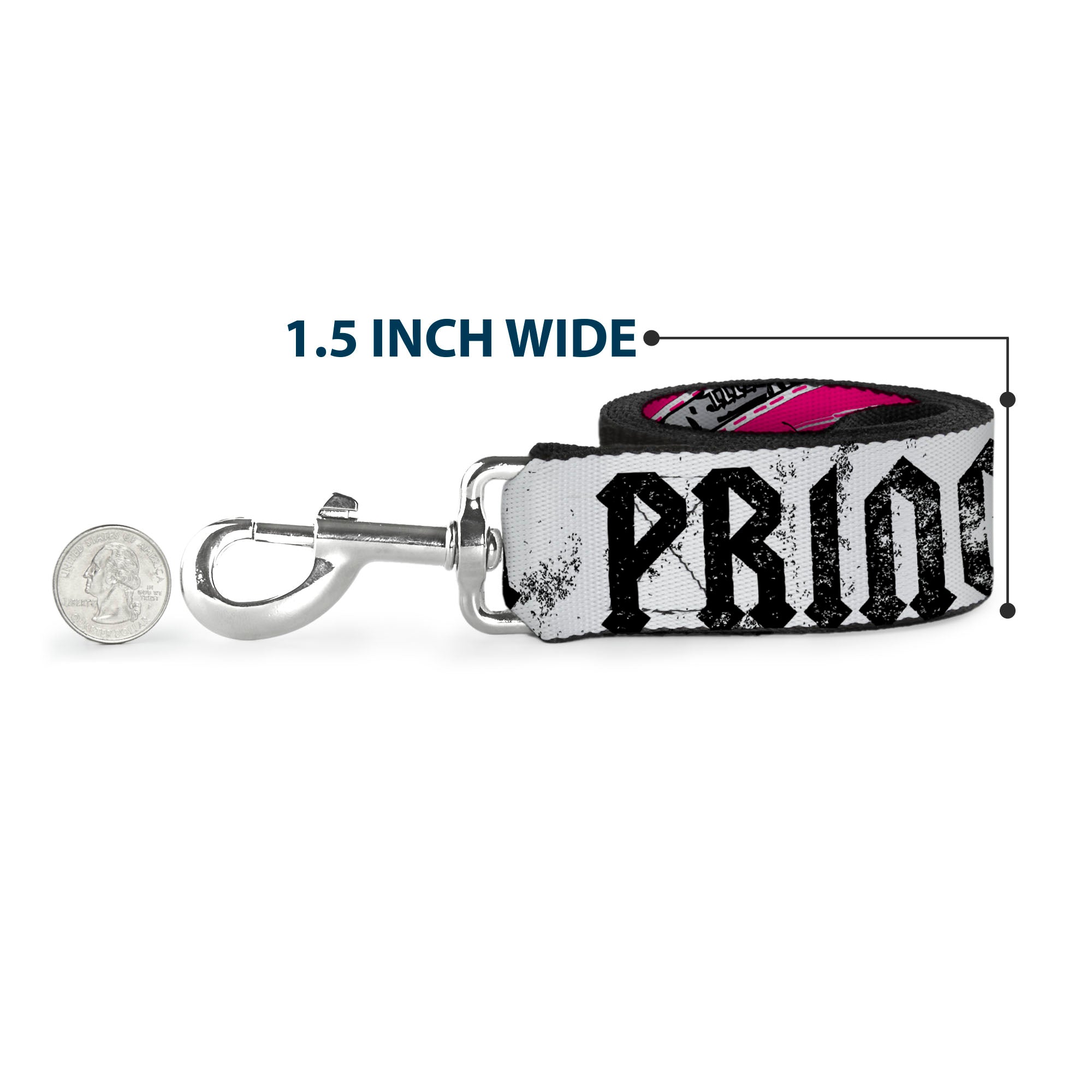Dog Leash - Punk Princess w/Zippers & Skulls