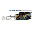 Load image into Gallery viewer, Dog Leash - Rainbow Cloud Stars Black
