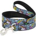 Load image into Gallery viewer, Dog Leash - Rainbow Cloud Stars Baby Blue
