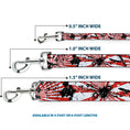 Load image into Gallery viewer, Dog Leash - Rising Sun White/Red
