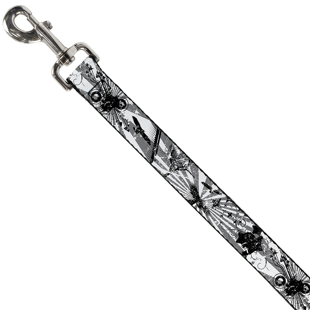 Dog Leash - Rising Sun White/Gray