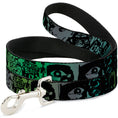 Load image into Gallery viewer, Dog Leash - Retro Monster Aqua/Black
