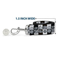 Load image into Gallery viewer, Dog Leash - Robot Heads Checkers Black/White
