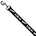 Load image into Gallery viewer, Dog Leash - RIDE ME Skateboard Black/White
